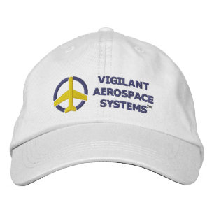 Gorra Bordada Sistemas aeroespaciales vigilantes con tapón de b
