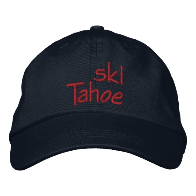 Gorra Bordada Ski Tahoe (Anverso)