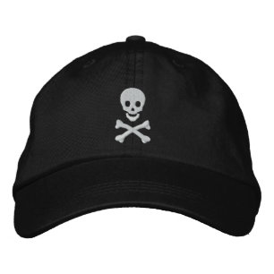 Gorra Bordada Skull y Crossbone