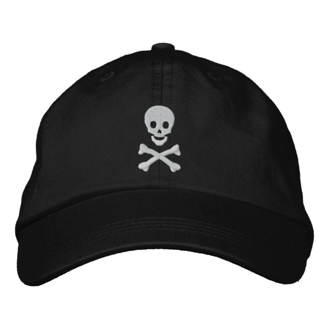 Gorra Bordada Skull y Crossbone (Anverso)