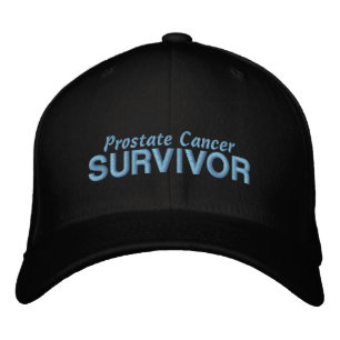 Gorra Bordada Sobreviviente de cáncer de próstata