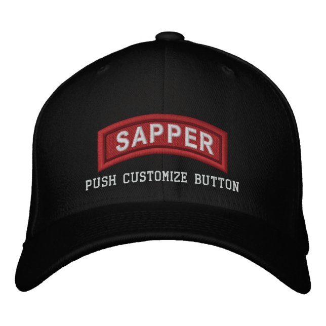 Gorra Bordada solapa de Sapper (Anverso)