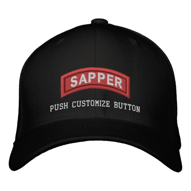 Gorra Bordada solapa de Sapper (Anverso)