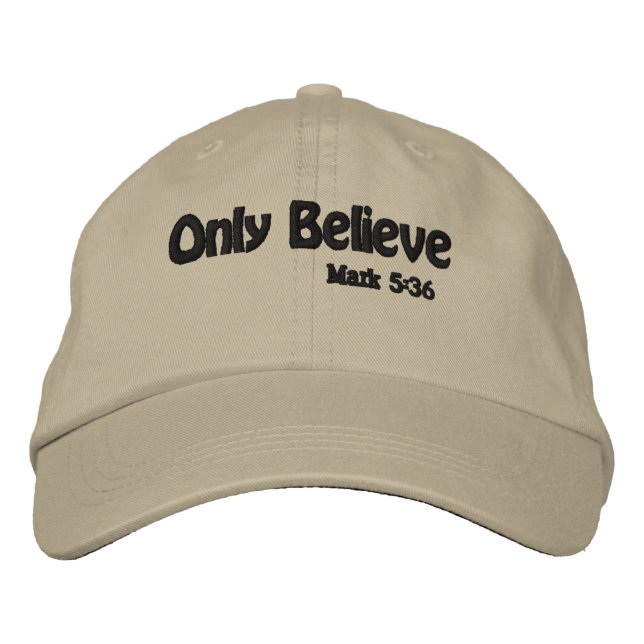 Gorra Bordada Sólo Cree (Anverso)