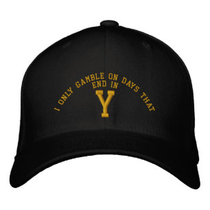Gorra Bordada Solo juego en días que terminan en bordado Y