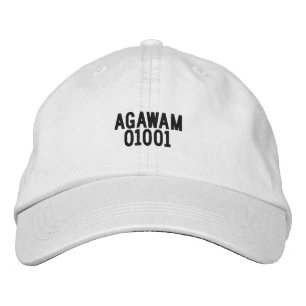 Gorra Bordada Sombrero Agawam Massachusetts