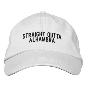 Gorra Bordada Sombrero Alhambra California