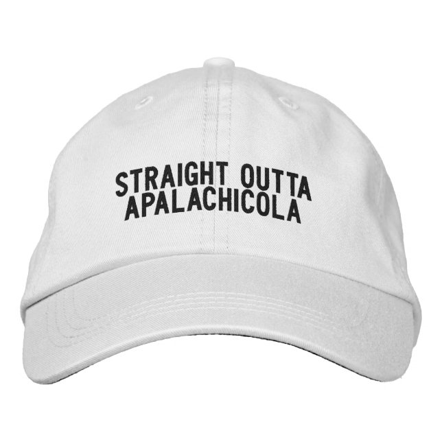 Gorra Bordada Sombrero Apalachicola Florida (Anverso)