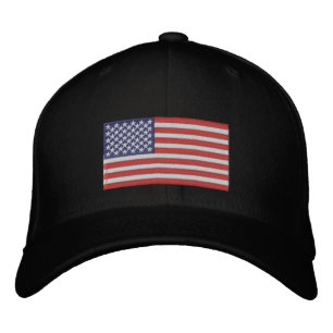 Gorra Bordada Sombrero Bordado Bandera Americana