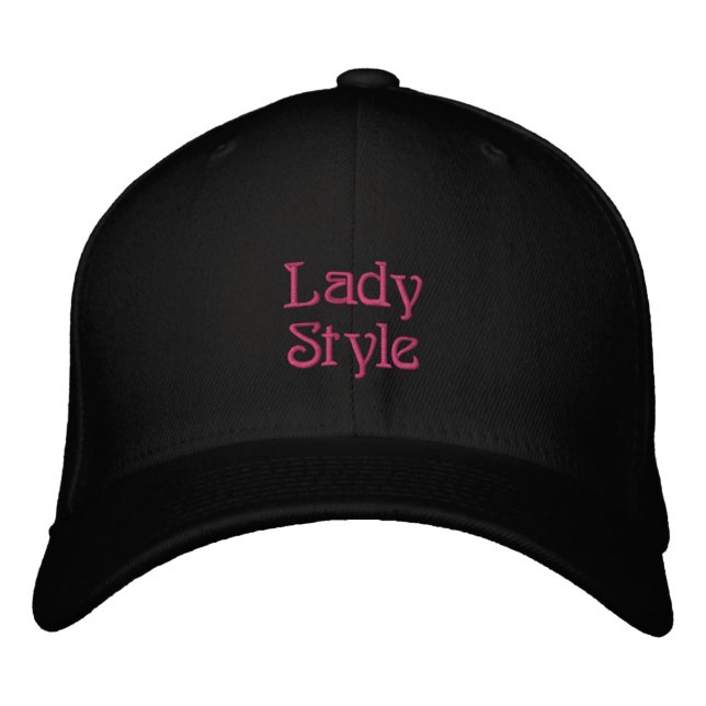 Gorra Bordada Sombrero Bordado de Dama (Anverso)