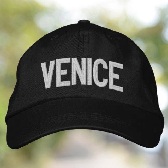 Gorra Bordada Sombrero Bordado de Venecia (Venice embroidered hat - Italian heritage travel lover gift)