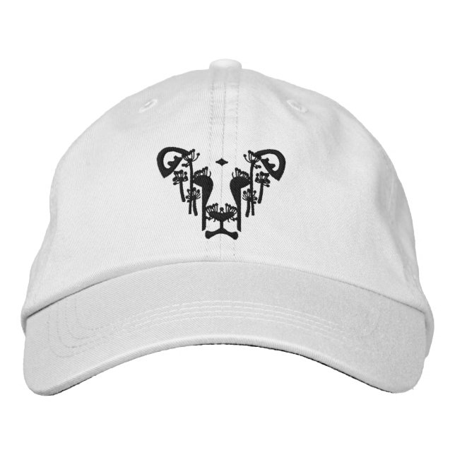 Gorra Bordada Sombrero Bordado (Logo Negro) (Anverso)