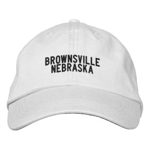 Gorra Bordada Sombrero Brownsville Nebraska