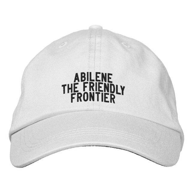Gorra Bordada Sombrero de Abilene TEXAS (Anverso)