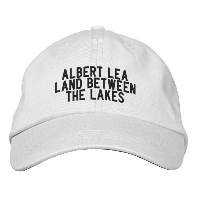 Gorra Bordada Sombrero de ALBERT LEA Minnesota (Anverso)