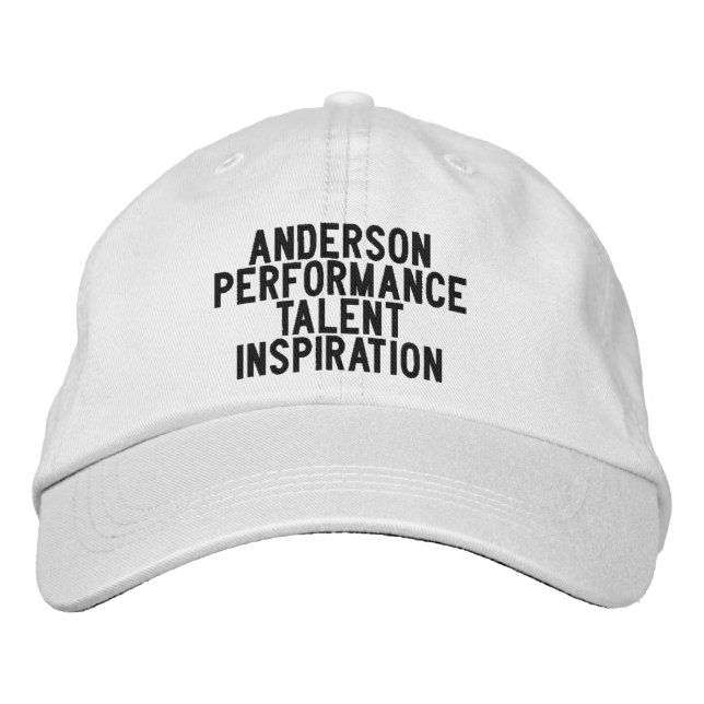 Gorra Bordada Sombrero de Anderson Indiana (Anverso)