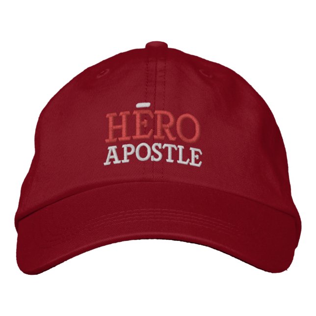 Gorra Bordada sombrero de APÓSTOL HÉROE (Anverso)
