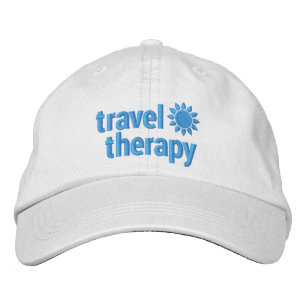 Gorra Bordada Sombrero de béisbol bordado con terapia de viaje