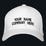 Gorra Bordada Sombrero de béisbol bordado de texto personalizado<br><div class="desc">Diseñar su propio personal personalizado sus colores y sombreros de béisbol con formato promocional de fuente bordados con texto Personalizado - Añadir su texto - Nombre - Compañía / Número / Carta / Eslogan - Etiquetado / o Sitio web , Teléfono , Correo electrónico , Mano de medios sociales ,...</div>