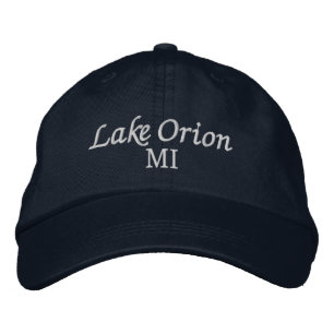 Gorra Bordada Sombrero de béisbol bordado en el lago Orion Michi