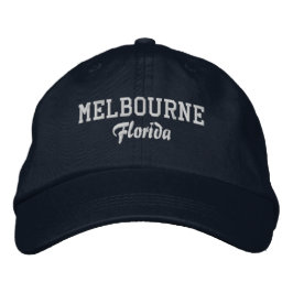 Gorra Bordada Sombrero de béisbol bordado en Melbourne Florida