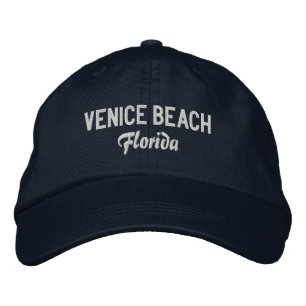 Gorra Bordada Sombrero de béisbol bordado en Venice Beach Florid