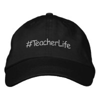Sombrero de béisbol bordado por vida de profesor