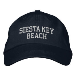 Gorra Bordada Sombrero de béisbol bordado Siesta Key Florida