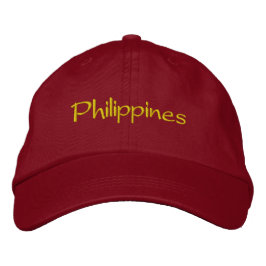 Gorra Bordada Sombrero de béisbol de Filipinas