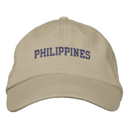 Gorra Bordada Sombrero de béisbol de Filipinas