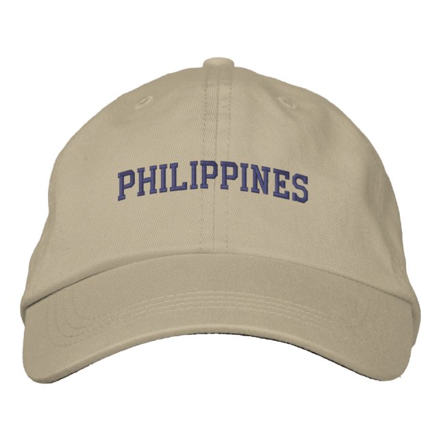 Gorra Bordada Sombrero de béisbol de Filipinas (Anverso)