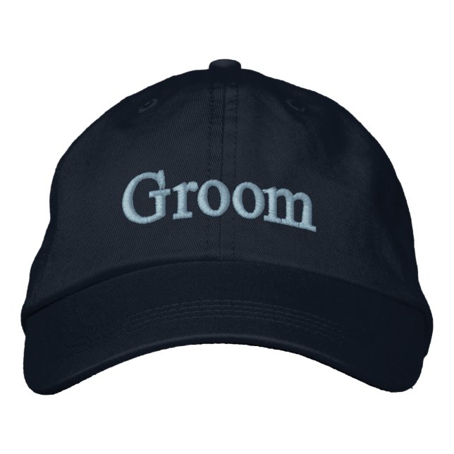 Gorra Bordada sombrero de béisbol de Groom (Anverso)