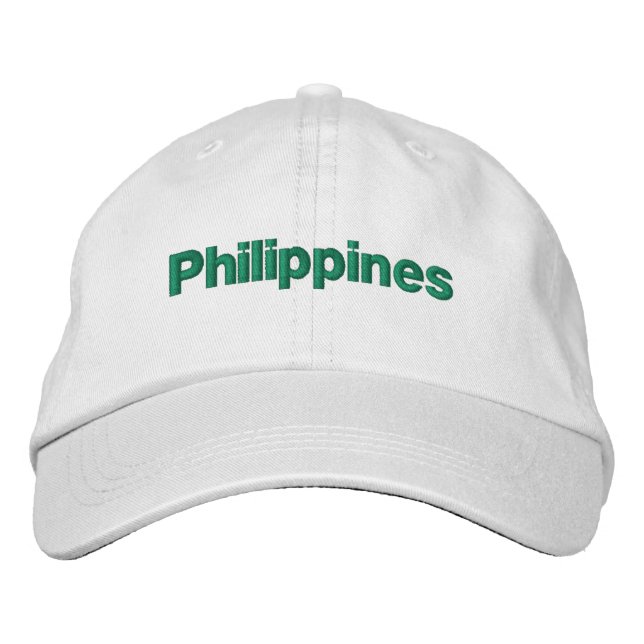 Gorra Bordada Sombrero de béisbol en Filipinas (Anverso)