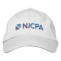 Sombrero de béisbol NJCPA - Blanco