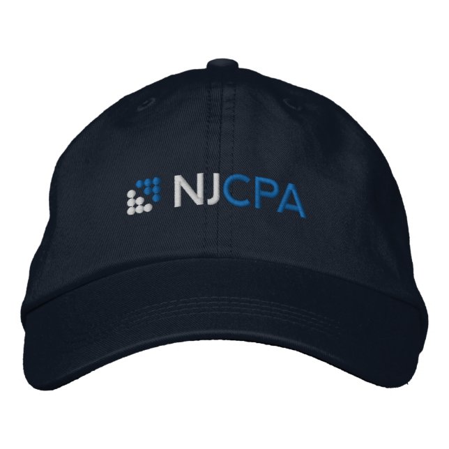 Gorra Bordada Sombrero de béisbol NJCPA - Naval (Anverso)