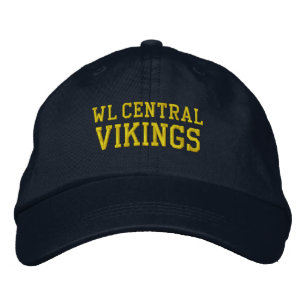 Gorra Bordada Sombrero de béisbol para el colegio secundario Wal