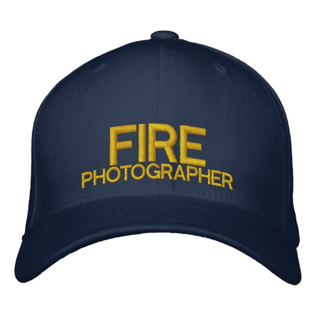 Gorra Bordada Sombrero de béisbol para fotógrafos (Anverso)