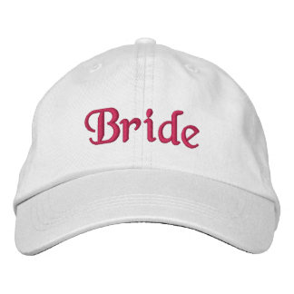 Gorra Bordada Sombrero de béisbol para novias