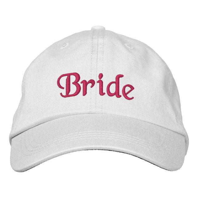 Gorra Bordada Sombrero de béisbol para novias (Anverso)