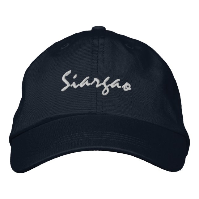 Gorra Bordada Sombrero de béisbol Siargao Filipinas (Anverso)