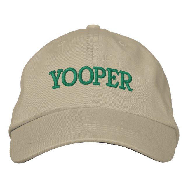 Gorra Bordada Sombrero de béisbol "Yooper" (Anverso)