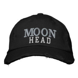 Gorra Bordada Sombrero de Cabeza de Luna : Por Lobo Accesible (