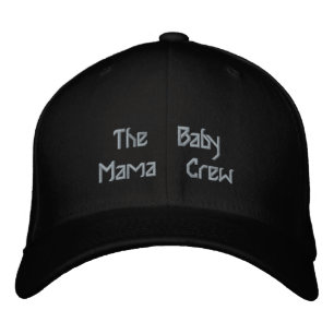 Gorra Bordada Sombrero de celebración familiar negro de The Baby