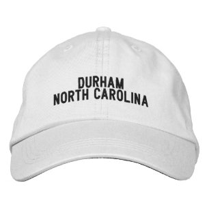 Gorra Bordada Sombrero de Durham Carolina del Norte