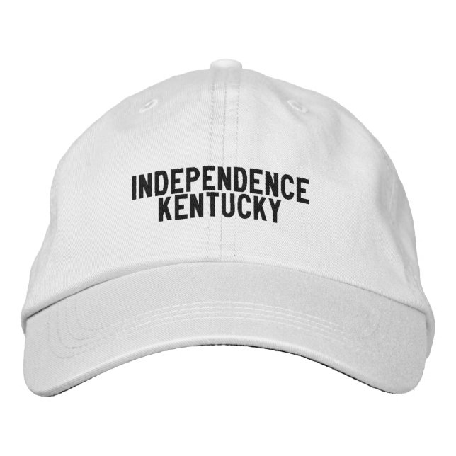 Gorra Bordada Sombrero de Independencia Kentucky (Anverso)