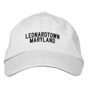Gorra Bordada Sombrero de Leonardtown Maryland