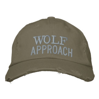 Gorra Bordada Sombrero de lobo por lobo accesible para HOMBRES