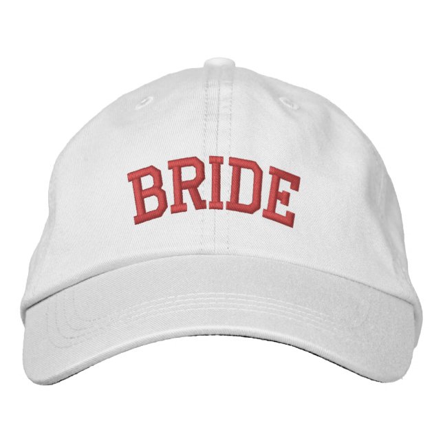 Gorra Bordada Sombrero de Novia con Bordado de Ciruela para Desp (Anverso)
