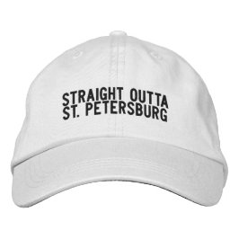 Gorra Bordada Sombrero de San Petersburgo Florida
