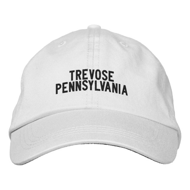 Gorra Bordada Sombrero de Trevose Pennsylvania (Anverso)
